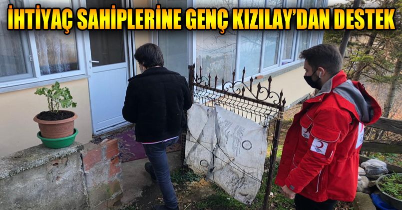 Genç Kızılay Gönüllüleri ihtiyaç sahiplerine destek oldu