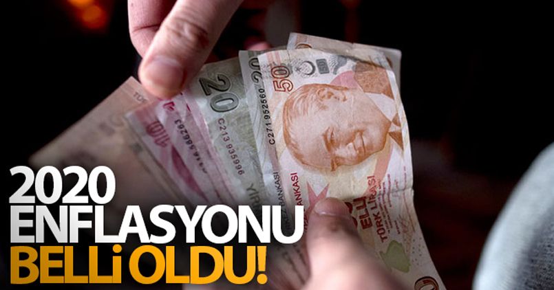 2020 enflasyonu belli oldu!