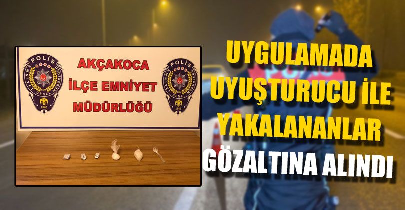 Uygulamaya Takılan Araçta Uyuşturucu Ele Geçirildi