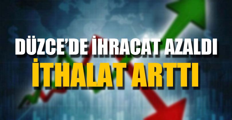 Düzce’de İhracat Azaldı İthalat Arttı 