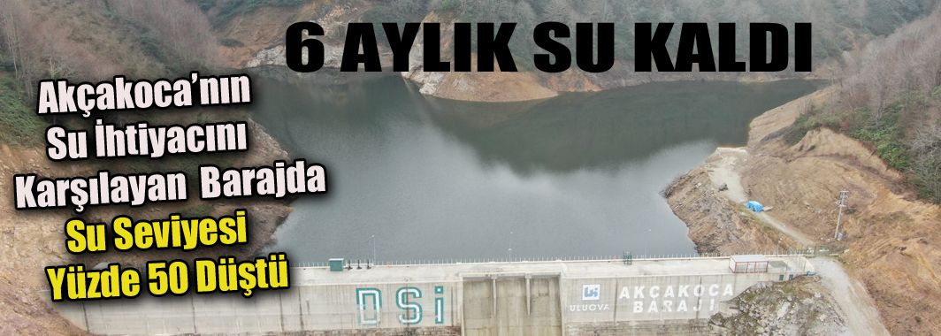 Kuraklığın Vurduğu Barajda 6 Aylık Su Kaldı