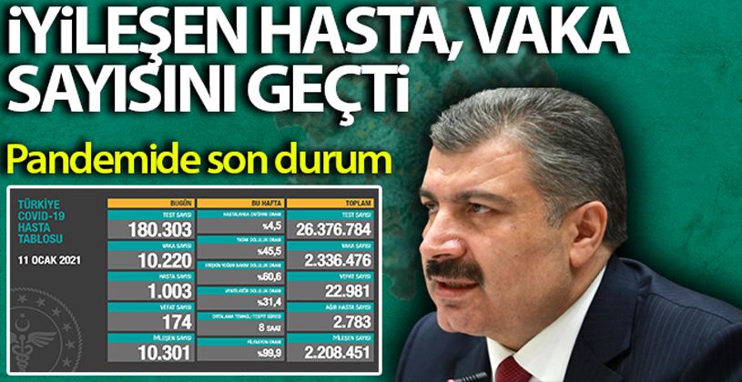 11 Ocak Korona Virüs Tablosu