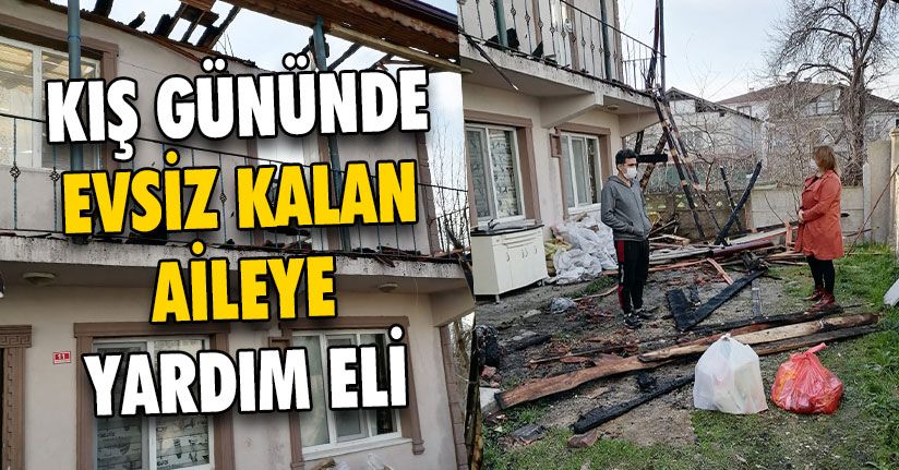Belediyeden Yangınzede Aileye Yardım Eli