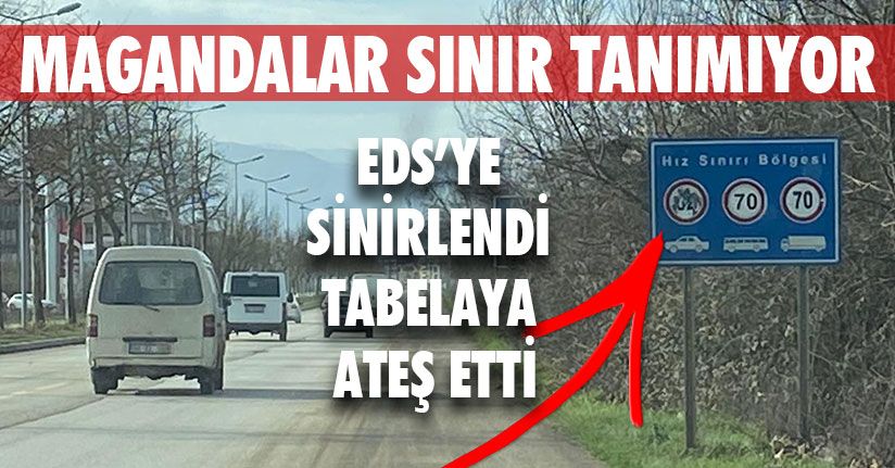 Magandalar Bu Kez Tabelaya Ateş Etti