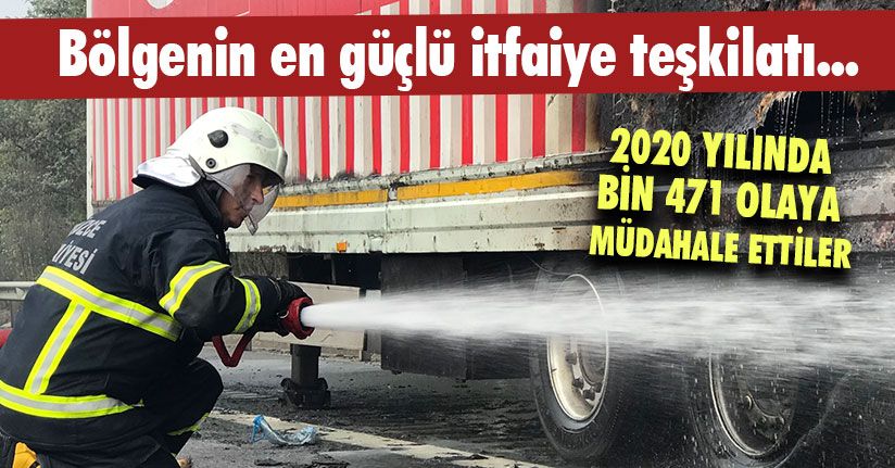 Düzce İtfaiyesi Çevre İllere Örnek Oldu