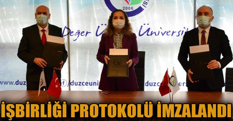 Düzce Üniversitesi önemli bir iş birliği protokolüne daha imza attı