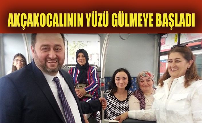 Başkan Otobüste Vatandaşla Bayramlaştı