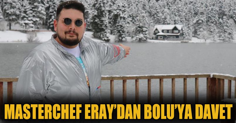 Beyaz örtüyle kaplanan Gölcük Tabiat Parkı havadan görüntülendi