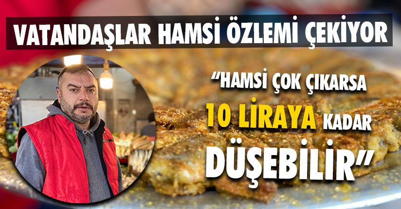 Vatandaşlar Hamsi Özlemi Çekiyor