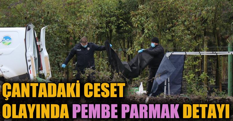 Çantalardaki parçalanmış ceset olayında ‘perde parmak’ detayı