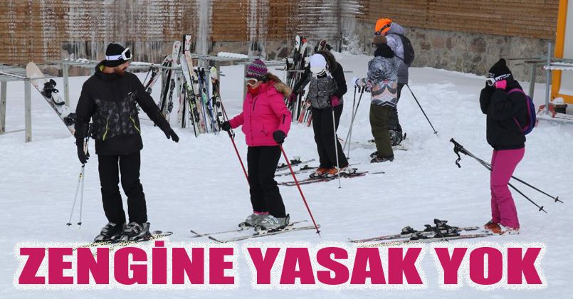 Kartalkaya’da yasakların kaldırılmasıyla hafta sonu pistler hareketlendi