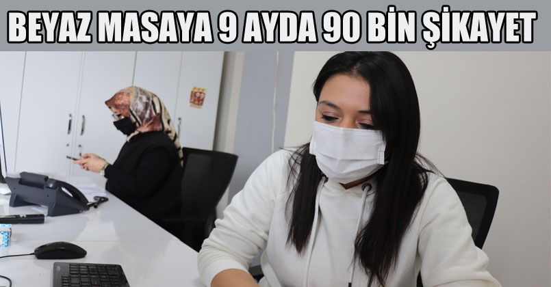 Beyaz Masaya 90 Bin Şikayet