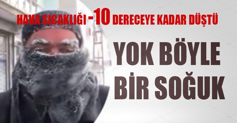 Düzce’de Hava Sıcaklığı -10 Dereceye Düştü