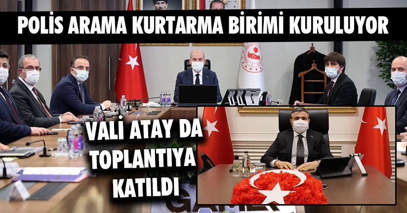 Polis Arama Kurtarma Birimi Kuruluyor