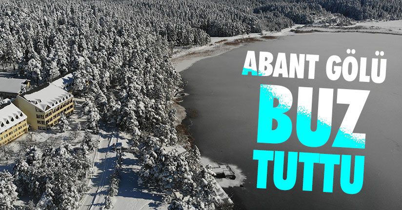 Türkiye’nin En Soğuk İli Bolu’da Göller Dondu