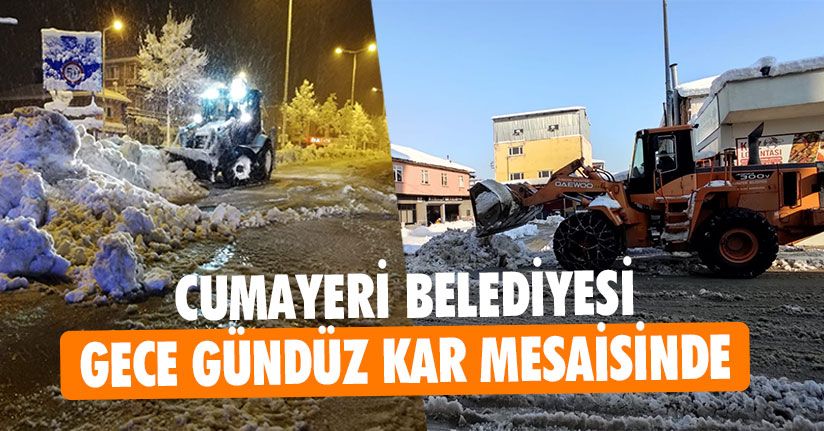 Kar Mesaisi Devam Ediyor