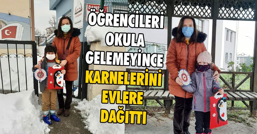 Öğretmeninden Öğrencilerine Karne Sürprizi