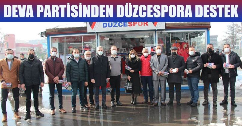 Deva Partisinden Düzcespora Destek