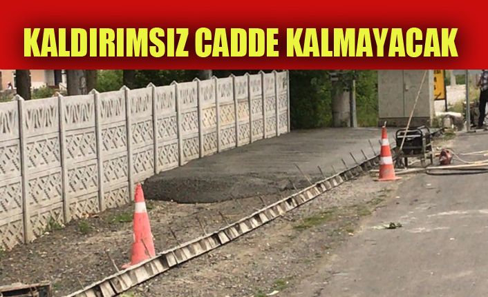 Ağa Mahallesine Bazalt Kaldırım Yapılıyor