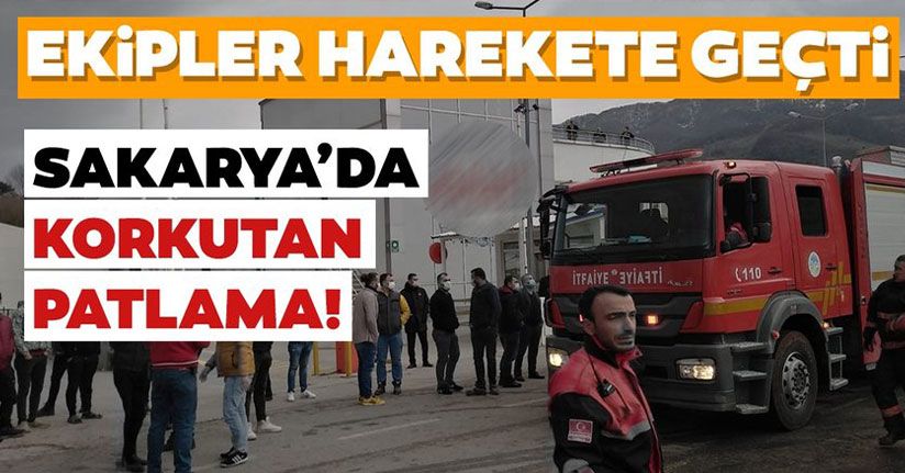 Sakarya'da Korkutan Patlama