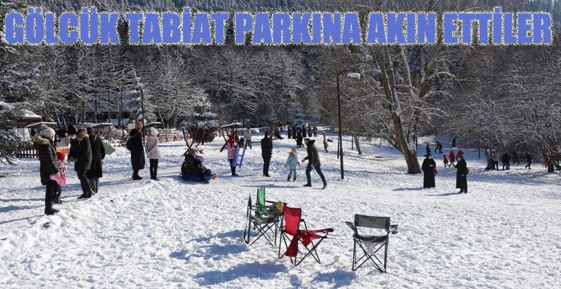 Bolu’da kısıtlamaya saatler kala Gölcük Tabiat Parkı tatilci akınına uğradı