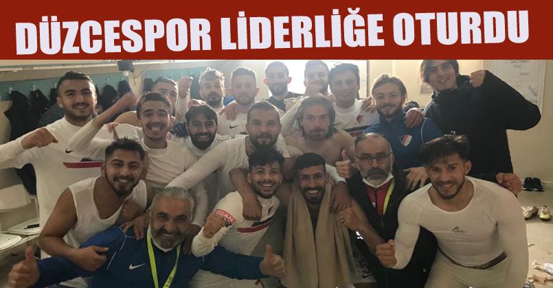 Düzcespor Liderliğe Oturdu