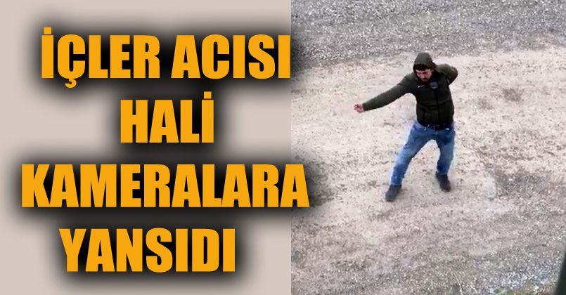 Bali çeken gencin içler acısı hali kameraya yansıdı