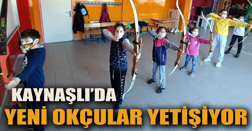 Kaynaşlı’da yeni okçular yetişiyor