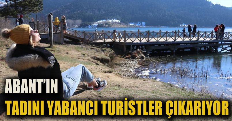 Abant Tabiat Parkı’nda yazdan kalma günler yaşanıyor