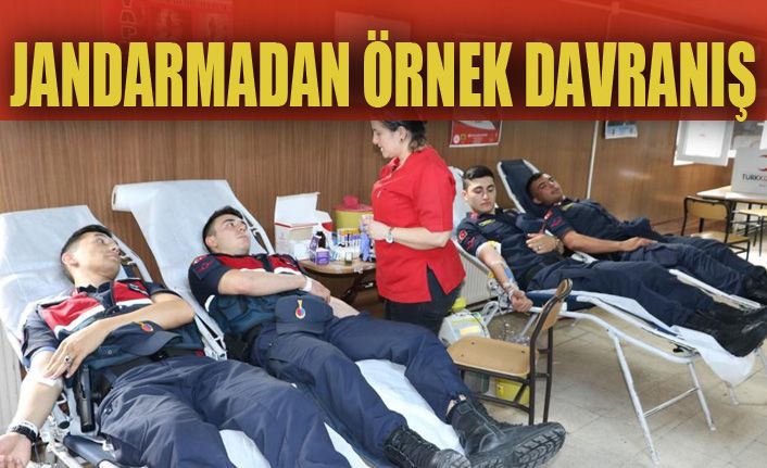 Jandarma'dan 180'inci yılında 180 ünite kan bağışı