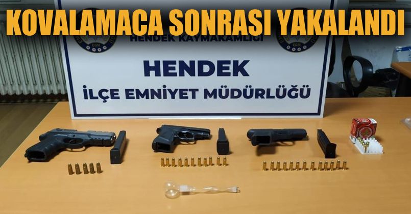 Kesinleşmiş hapis cezası bulunan şüpheli kovalamaca sonrası yakalandı