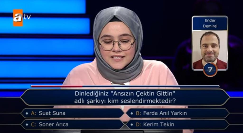 Elif İnce Kim Milyoner Olmak İster Yarışmasına katıldı Düzce,Eğitim