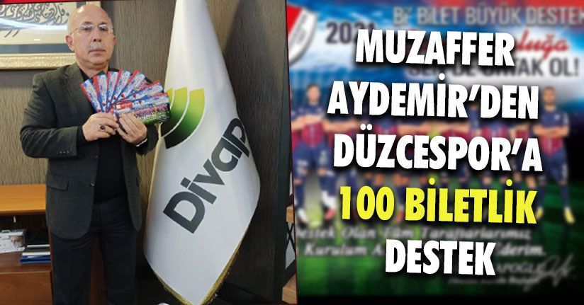 Divapan’dan Düzcespor’a Tam Destek