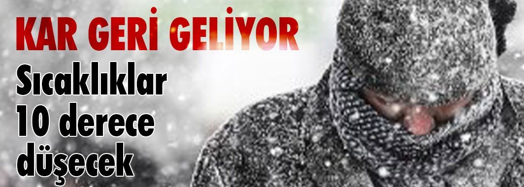 Düzce’ye Kar Geri Geliyor