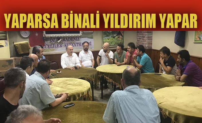 Başkan Özlü, Binali Yıldırım için destek istedi