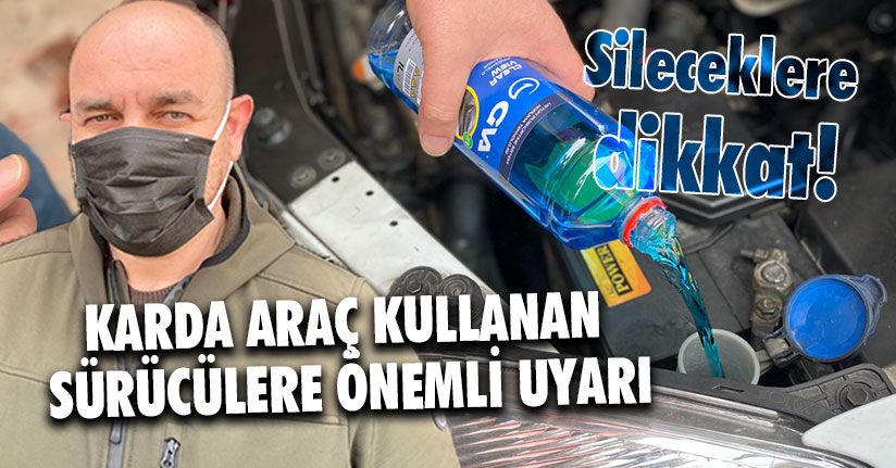 Karda Araç Kullanan Sürücülere Önemli Uyarı