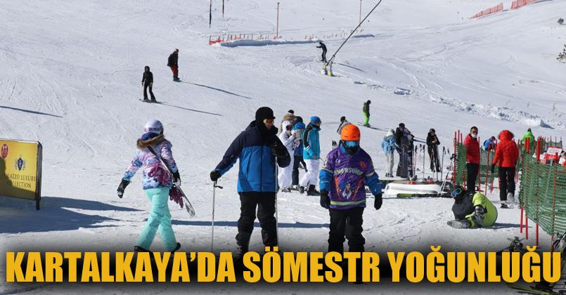 Kartalkaya’da sömestr tatili yoğunluğu