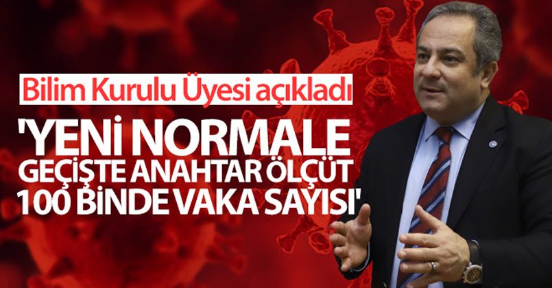 Bilim Kurulu Üyesi açıkladı: 'Yeni normale geçişte anahtar ölçüt 100 binde vaka sayısı'