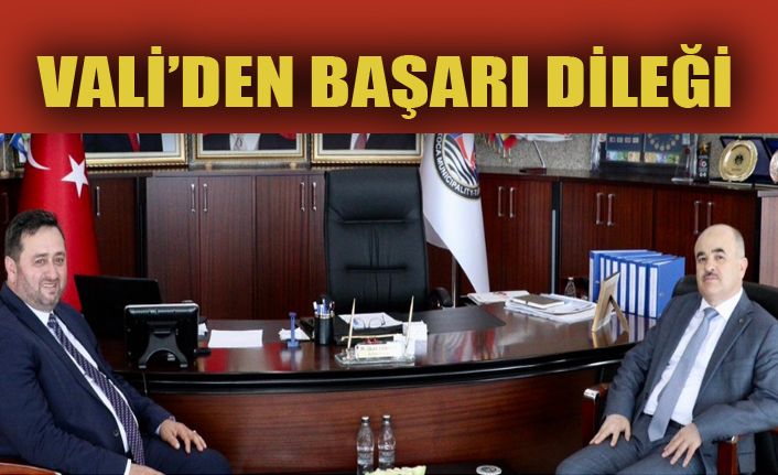 Vali’den Başkan Yanmaz’a hayırlı olsun ziyareti