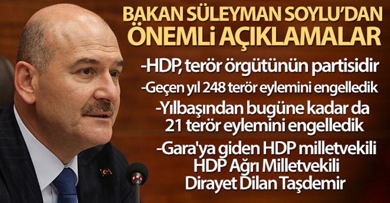 Bakan Soylu'dan önemli açıklamalar!