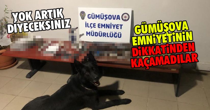 Park halindeki araçta uyuşturucu ile yakalanan şahısların evlerinden çıkanlar pes dedirtti