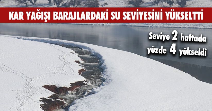 Kar Yağışı Barajlardaki Su Seviyesini Yükseltti  