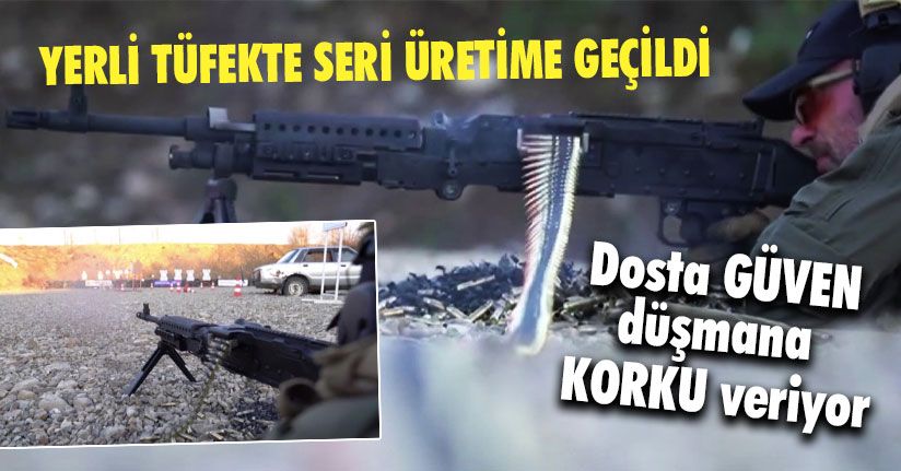 Yerli Tüfekte Seri Üretime Geçildi   