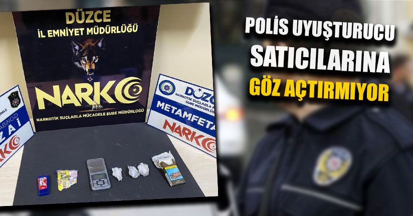 Polis Uyuşturucu Satıcılarına Göz Açtırmıyor 