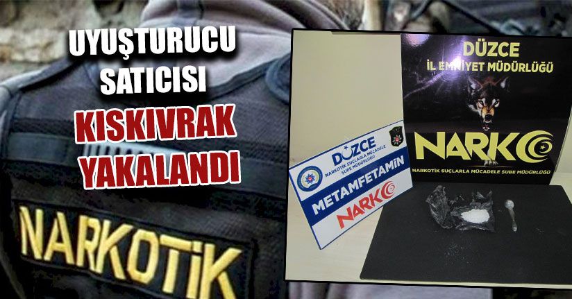 Uyuşturucu Satıcısı Kıskıvrak Yakalandı