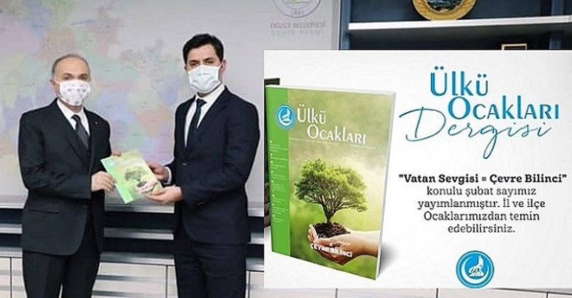 Düzce Ülkü Ocakları Belediye Başkanı Faruk Özlü'yü ziyaret etti