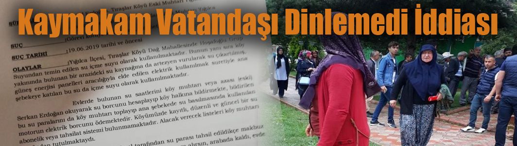Paraları ödedikleri halde suları kesildi
