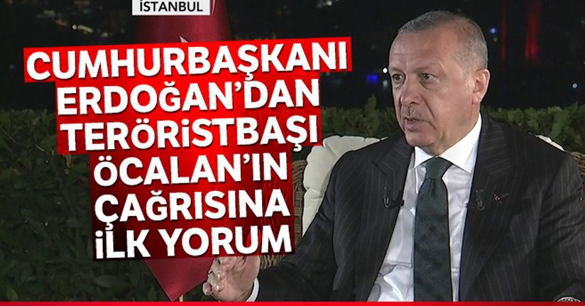Cumhurbaşkanı Erdoğan: 'Öcalan dağa ve Demirtaş'a mesaj veriyor'