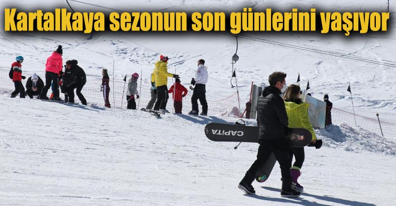 Kartalkaya sezonun son günlerini yaşıyor