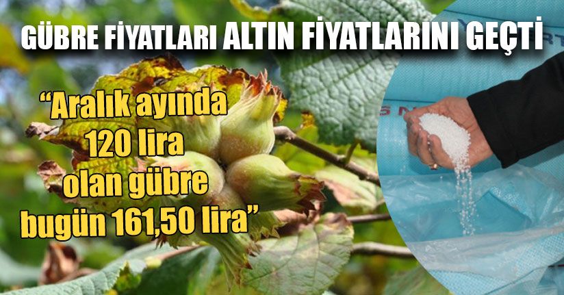 Gübre Fiyatları Altın Fiyatlarını Geçti